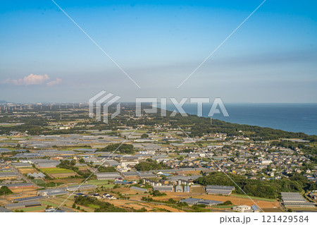赤羽根展望台から見た田原市の風景(愛知県) 121429584