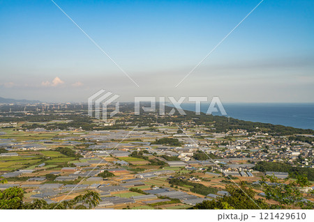 赤羽根展望台から見た田原市の風景(愛知県) 121429610