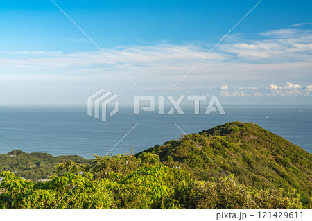 赤羽根展望台から見た田原市の風景(愛知県) 赤羽根展望台から見た田原市の風景(愛知県) 121429611