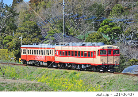いすみ鉄道 城見ヶ丘-上総中川 キハ28-2346+キハ52-125 いすみ鉄道 城見ヶ丘-上総中川 キハ28-2346+キハ52-125 121430437