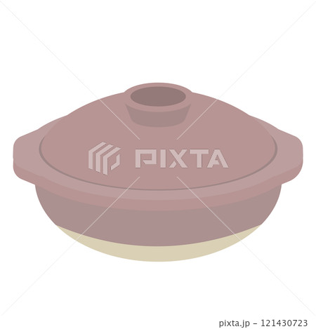 土鍋のイラスト 121430723