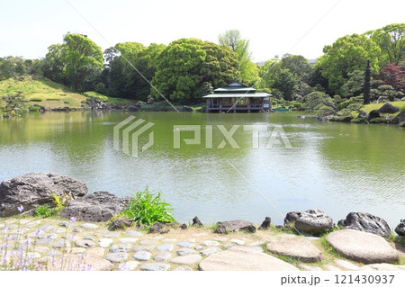清澄庭園 涼亭 東京都江東区 清澄庭園 涼亭 東京都江東区 121430937