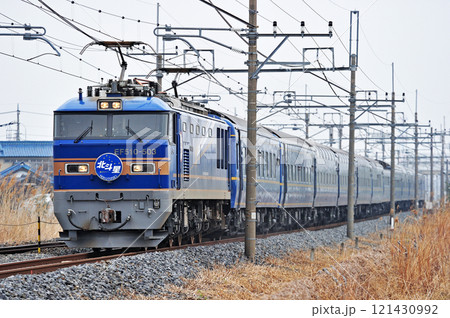 東北本線　栗橋－東鷲宮　JR東日本　EF510-503（田端）+24系（尾久）　北斗星 121430992