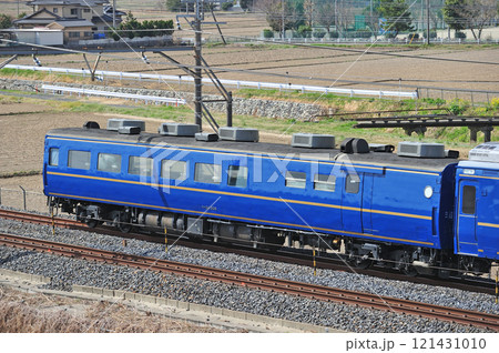 東北本線　東鷲宮－栗橋　JR東日本　EF65-1118（田端）+スシ24-506（尾久）　黒磯訓練 121431010