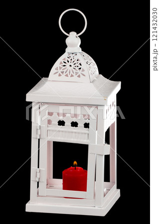 Retro vintage candle lantern 121432030