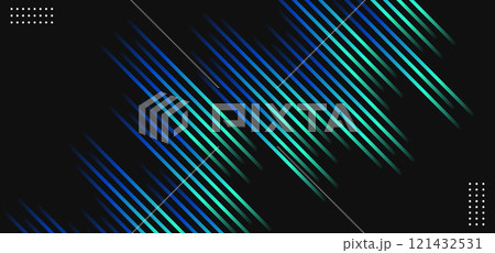 Abstract Blue and Green Gradient Neon Speed Lines - Technology Background Vector Abstract Blue and Green Gradient Neon Speed Lines - Technology Background Vector 121432531
