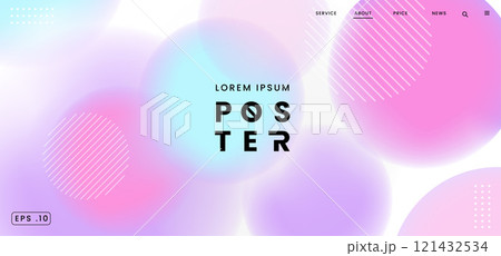 Dynamic Glowing Wave Pattern on Black Background - Vector Design Dynamic Glowing Wave Pattern on Black Background - Vector Design 121432534