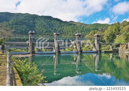 【佐賀取水堰 (四万十川)】 高知県高岡郡四万十町家地川 121433523