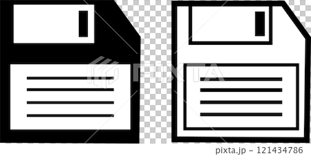 Floppy disk icon illustration 121434786