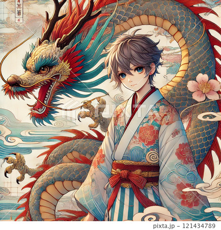 龍と少年 121434789