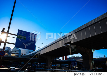 上野駅前周辺の国道と首都高速 2024.11 a-2 高彩度コントラスト 上野駅前周辺の国道と首都高速 2024.11 a-2 高彩度コントラスト 121434842