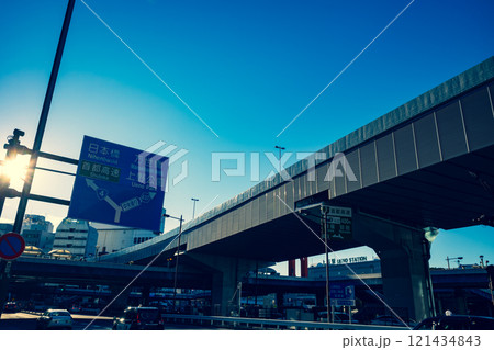 上野駅前周辺の国道と首都高速 2024.11 a-3 暖色寒色強調 上野駅前周辺の国道と首都高速 2024.11 a-3 暖色寒色強調 121434843