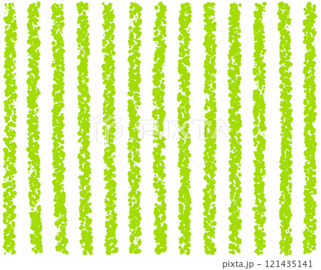手描きのクレヨン素材　背景　縦ボーダー 121435141