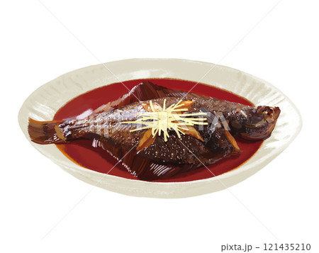 カレイの煮付け 121435210