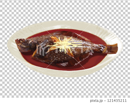 Boiled flounder 121435211