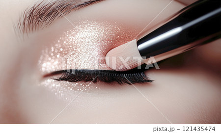 美容　ビューティー　お化粧　アイメイク 121435474