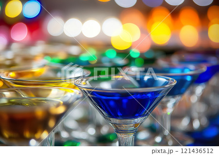 Vibrant molecular gastronomy dishes showcasing creativity and color in modern cuisine. Vibrant molecular gastronomy dishes showcasing creativity and color in modern cuisine. 121436512