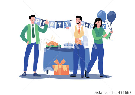 Event planner coordinating vendors and catering. Event planner coordinating vendors and catering. 121436662