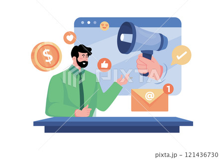 Marketing manager brainstorming new product ideas. 121436730