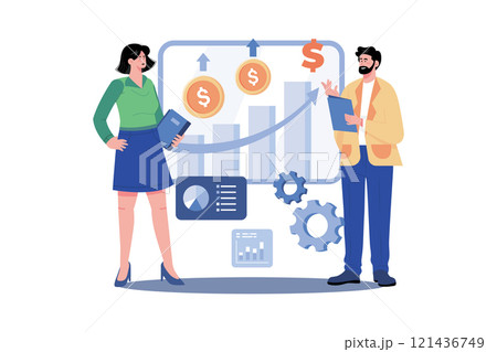 CEO considering business expansion opportunities. 121436749