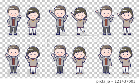 中年男女休閒裝02 121437003