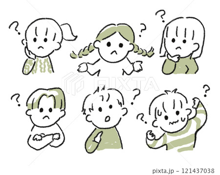 はてな？考える子ども達 121437038