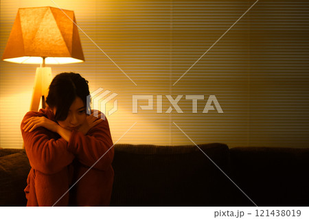 室内の女性ポートレート 室内の女性ポートレート 121438019