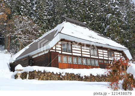 冬の白馬村青鬼集落 重要伝統的建造物保存地区 冬の白馬村青鬼集落 重要伝統的建造物保存地区 121438079