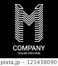 Bored with the same old logo designs? Here's the solution: Minimalist M letter logo. It also looks aesthetic, pro, sporty, unique, and of course very cool. 121438090