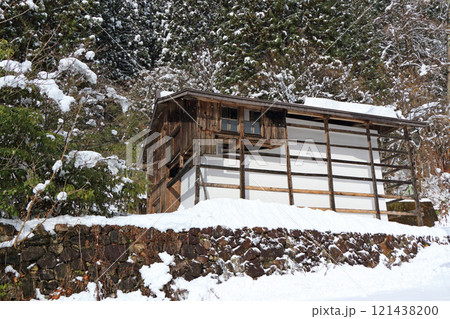 冬の白馬村青鬼集落 冬の白馬村青鬼集落 121438200