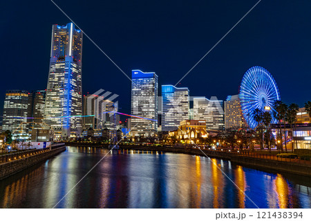 みなとみらいの夜景　 121438394