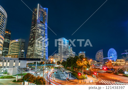 みなとみらいの夜景　 121438397