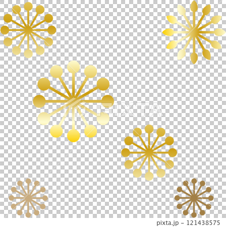 閃閃發光的金色抽象圖案 閃閃發光的金色抽象圖案 121438575