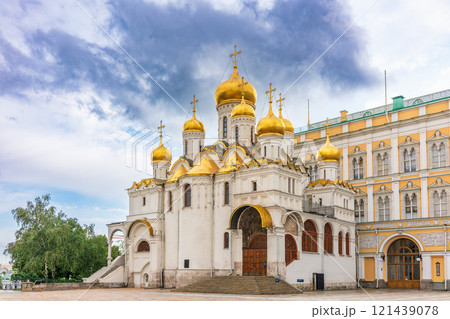 The Annunciation Cathedral of the Moscow Kremlin, Moscow, Russia 121439078
