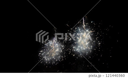 colorful fireworks on black background colorful fireworks on black background 121440360