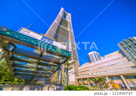 日本の横浜都市景観 横浜ランドマークタワーやドックヤードガーデンなどを望む=3日 日本の横浜都市景観 横浜ランドマークタワーやドックヤードガーデンなどを望む=3日 121440747