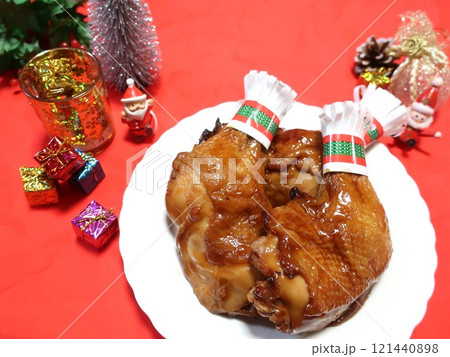 ローストチキン　クリスマスイメージ 121440898