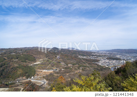 明神山自然の森展望台から見た景色（明神山の山頂） 121441348