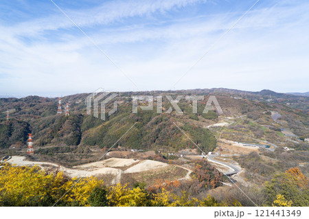 明神山自然の森展望台から見た景色（明神山の山頂） 121441349