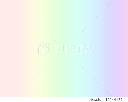 虹色 グラデーション背景素材 パステル 虹色 グラデーション背景素材 パステル 121441834