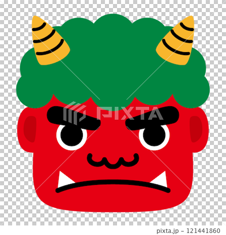 可愛的紅色惡魔的插圖 可愛的紅色惡魔的插圖 121441860