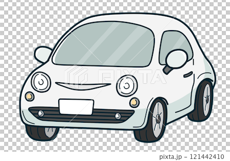 Cute car (white) 121442410