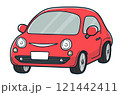 かわいい車（赤・レッド） 121442411