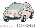かわいい車（ベージュ） 121442413