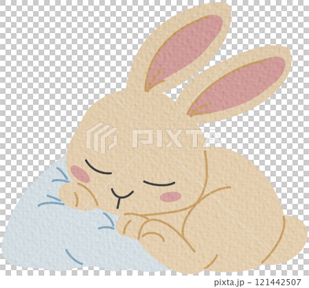 rabbit, bunny, vector 121442507