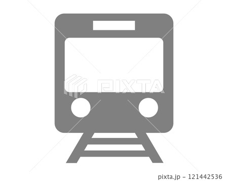 電車のアイコン・シルエット 121442536