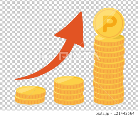 Successful investment, point increase image Successful investment, point increase image 121442564