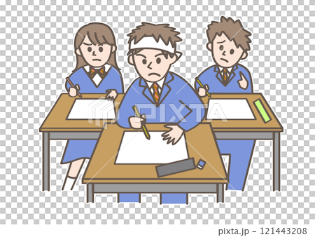 Students taking a test Students taking a test 121443208