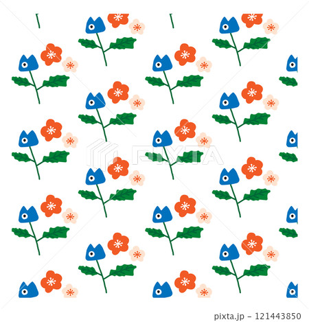 かわいい節分のイラスト素材 かわいい節分のイラスト素材 121443850