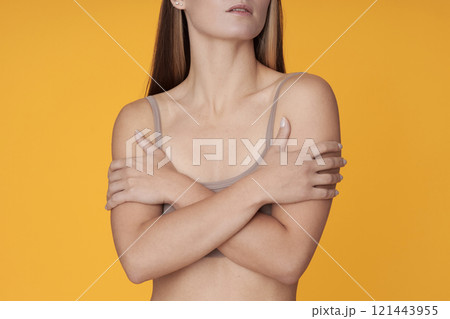 Beautiful Slim Girl In Underwear 121443955